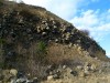 A déli oldal töredező bazaltoszlopai